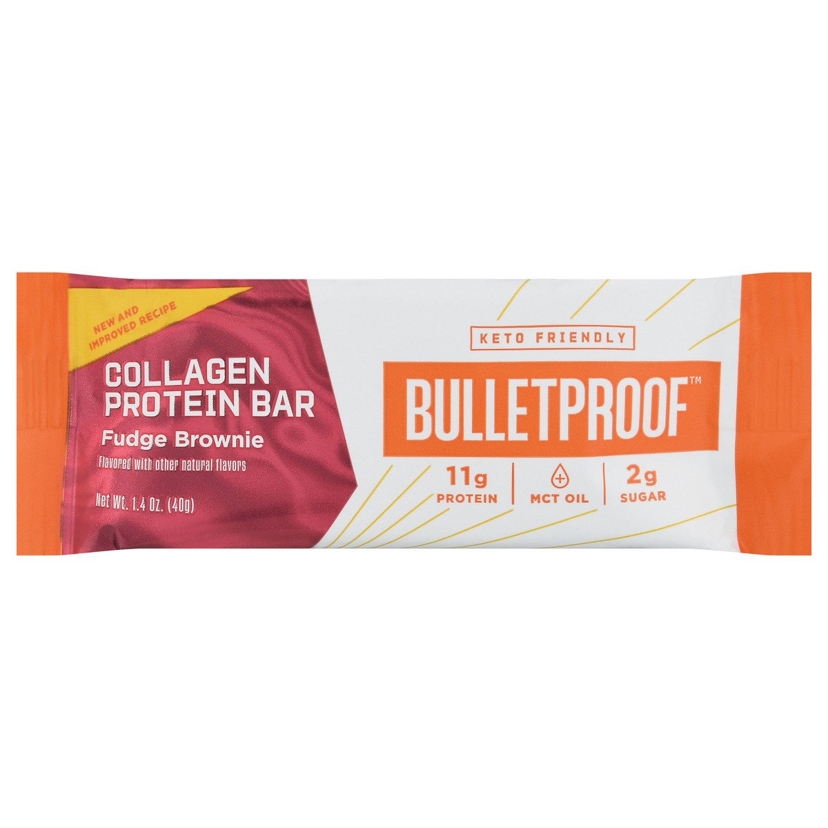 slide 6 of 14, Bulletproof Fudge Brownie Collagen Protein Bar 1.4 oz, 1.4 oz