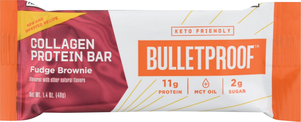 slide 8 of 14, Bulletproof Fudge Brownie Collagen Protein Bar 1.4 oz, 1.4 oz