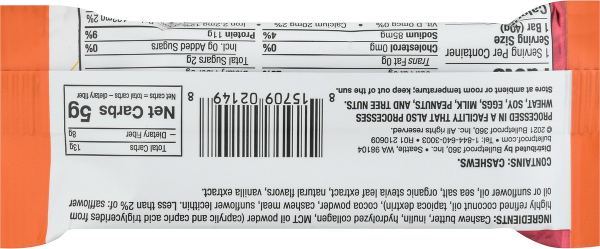 slide 4 of 14, Bulletproof Fudge Brownie Collagen Protein Bar 1.4 oz, 1.4 oz