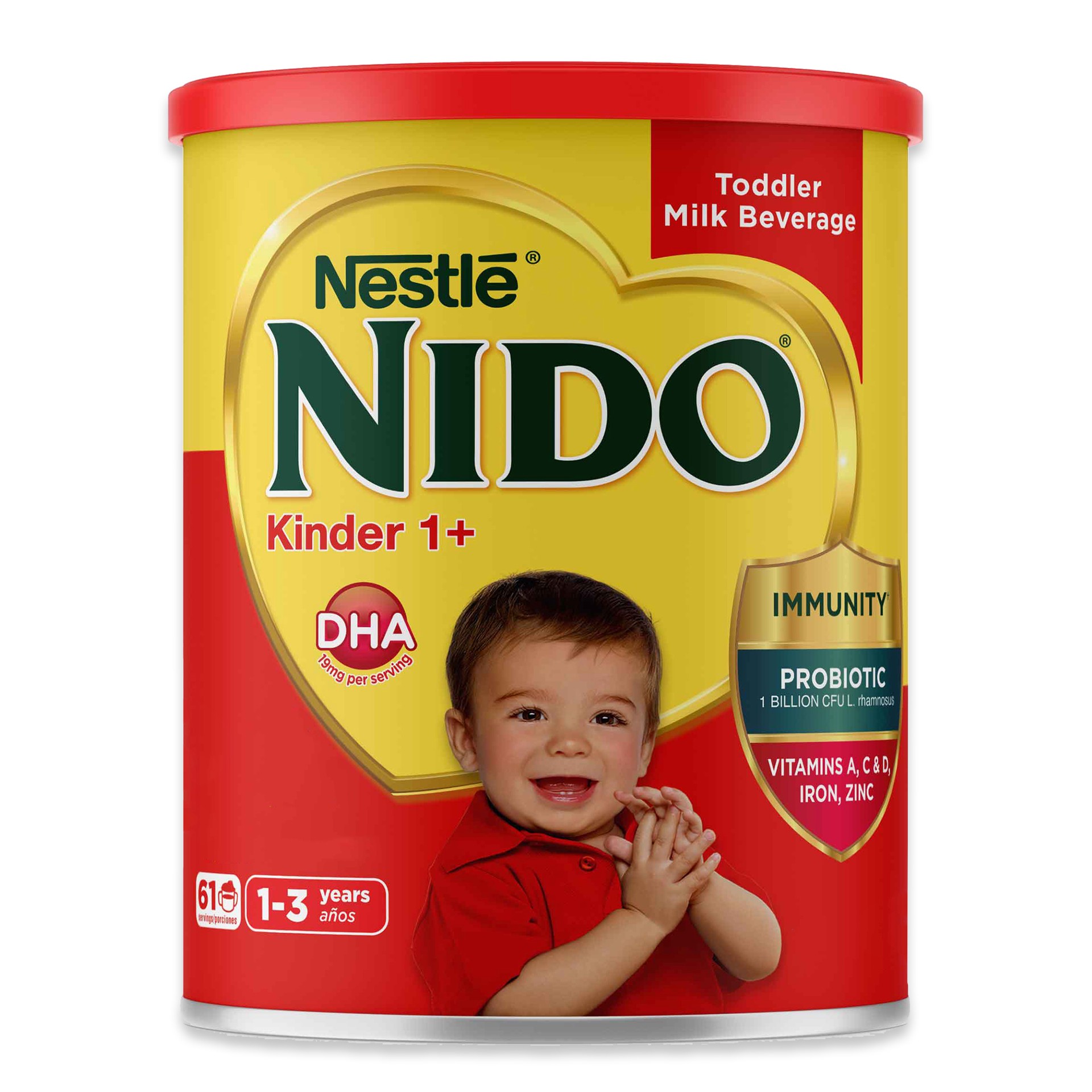 slide 1 of 9, Nido Nestle NIDO Kinder 1+ Toddler Powdered Milk Beverage - Shelf Stable Toddler Drink, 4.85 lb