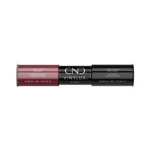 slide 1 of 1, Cnd Vinylux 2 In 1 Long Wear Nail Polish, Decadence, 0.125 oz