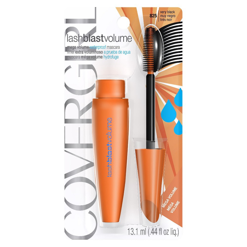 slide 9 of 9, Covergirl Waterproof Lash Blast Volume Mascara Very Black, 1 ct