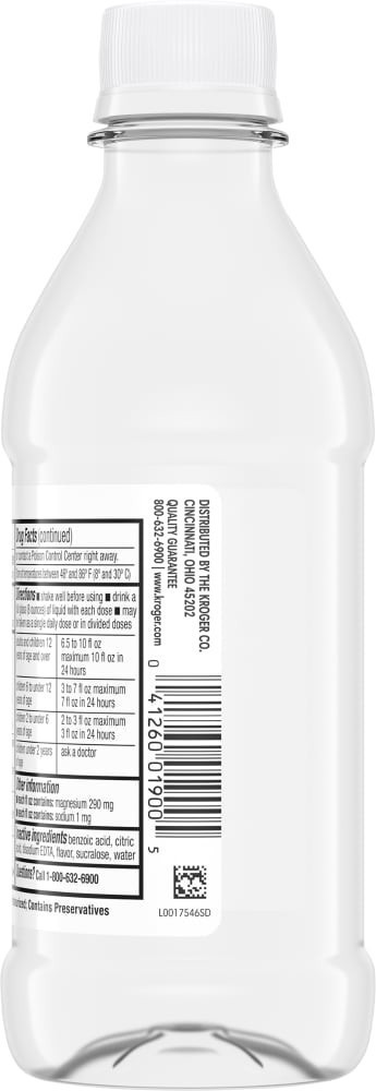 slide 2 of 5, Kroger Lemon Magnesium Citrate Saline Laxative, 10 fl oz