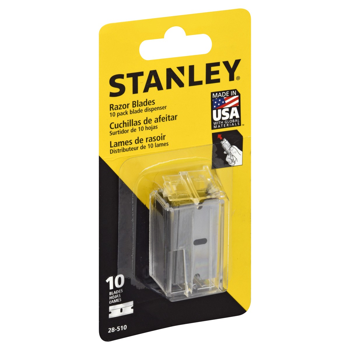 slide 6 of 9, STANLEY Razor Blades 10 ea, 10 ct