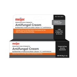 Meijer Antifungal Cream, Butenafine Hydrochloride 1%, 1oz