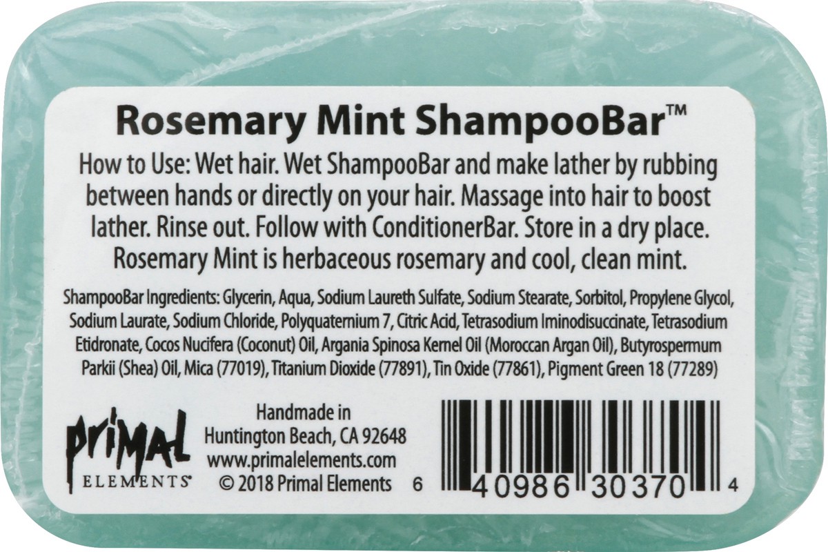 slide 6 of 6, Primal Elements Rosemary Mint Shampoo Bar, 2.5 oz