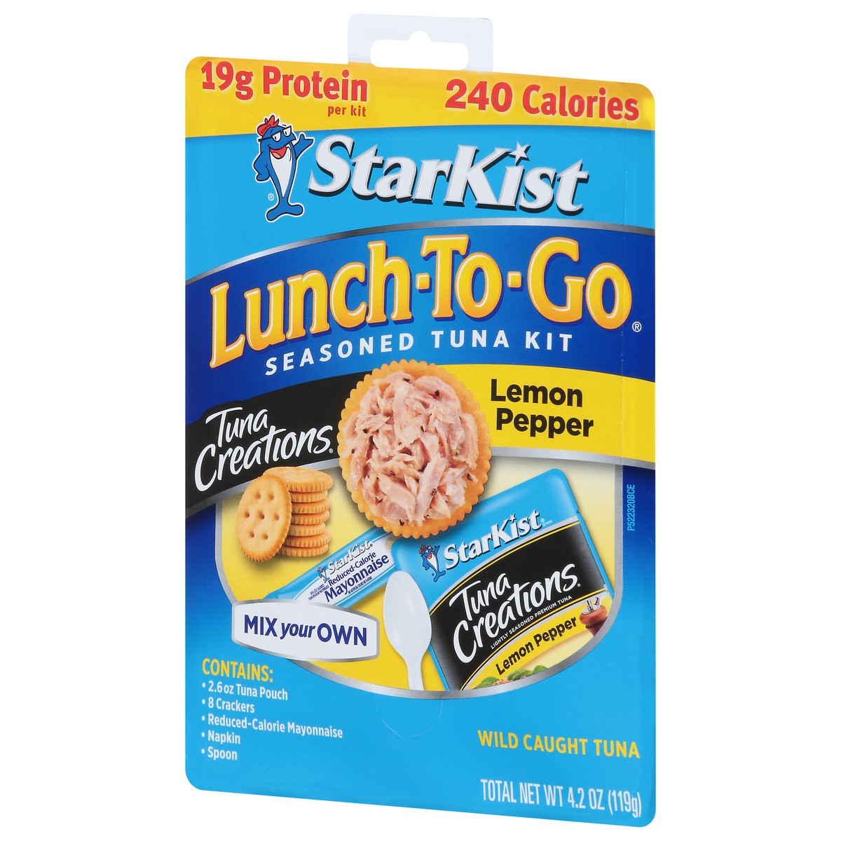 slide 13 of 14, StarKist Lunch-To-Go Tuna Creations Wild Caught Lemon Pepper Tuna Kit 4.2 oz, 4.2 oz