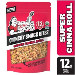 Dave's Killer Bread Super Cinna Roll Organic Snack Bites, Cinnamon Organic Snacks