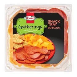 HORMEL GATHERINGS Snack Tray Pepperoni and Cheese