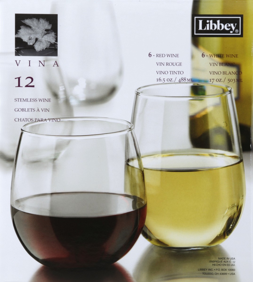 slide 3 of 4, Libbey Goblets 12 ea, 12 ct