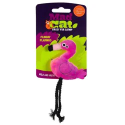 Mad Cat Flingin Flamingo Catnip