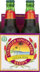 Reed's Jamaican Style Ginger Beer - 4 ct