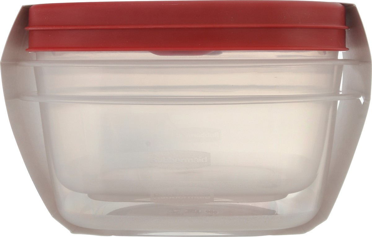 slide 2 of 10, Rubbermaid Easy Find Lids Storage Container 5 Cups Square, 1 ct
