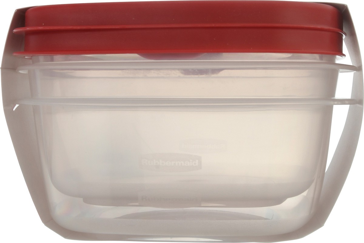 slide 3 of 10, Rubbermaid Easy Find Lids Storage Container 5 Cups Square, 1 ct