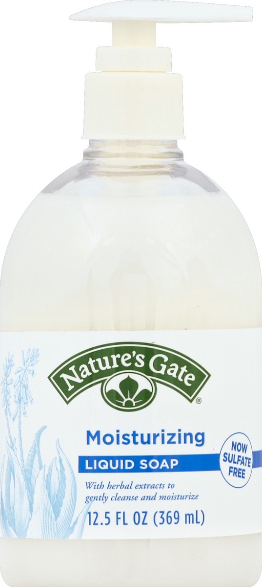 slide 2 of 3, Nature's Gate Organics Moisturizing Liquid Soap, 12.5 fl oz