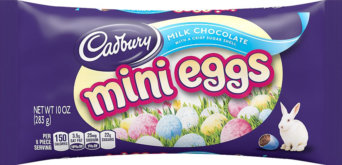 slide 2 of 7, Cadbury Milk Chocolate Mini Eggs 10 oz, 10 oz