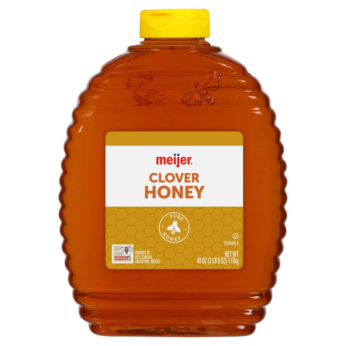 slide 1 of 5, Meijer Clover Honey, 40 oz