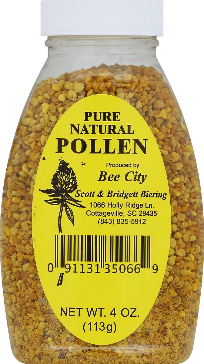 slide 1 of 6, Bee City Honey Pollen 4 oz, 4 oz