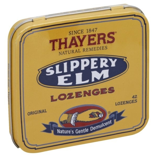 slide 1 of 1, Thayers Original Slippery Elm Lozenges, 42 ct