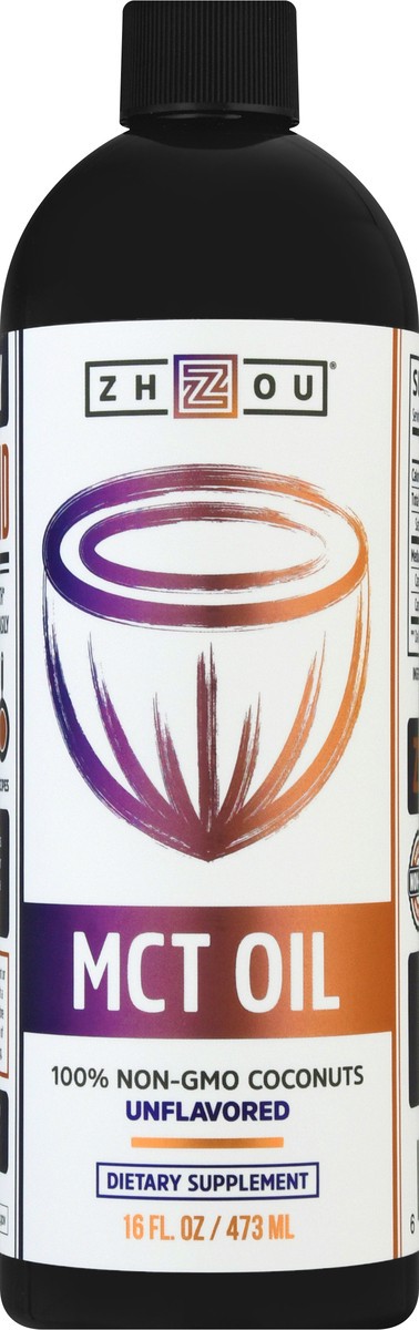 slide 6 of 13, Zhou Unflavored MCT Oil 16 oz, 1 ct