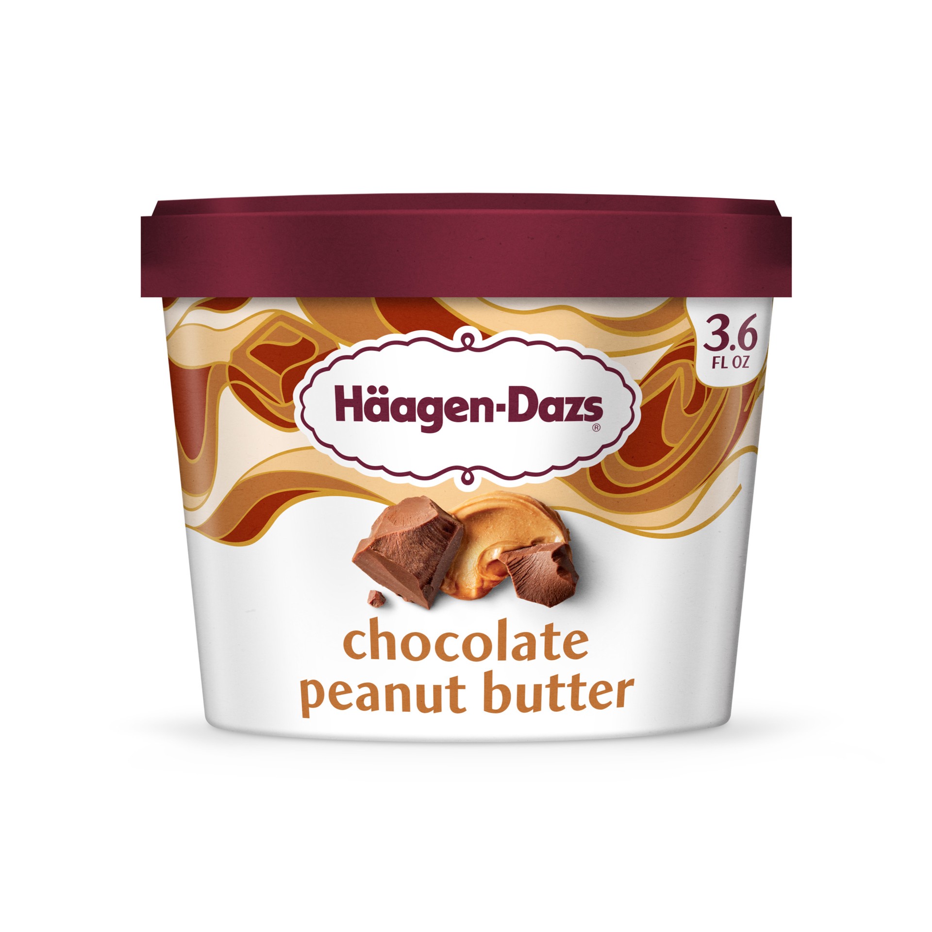 slide 1 of 2, Häagen-Dazs Chocolate Peanut Butter Ice Cream Cup, 3.6Oz, 3.6 oz