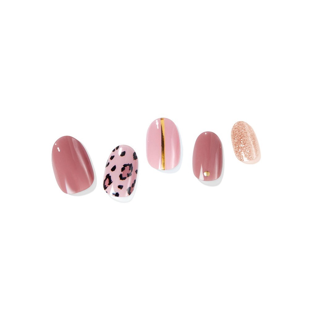 slide 2 of 2, Dashing Diva Glaze Nail Art - Cheerful Cheetah - 34ct, 34 ct