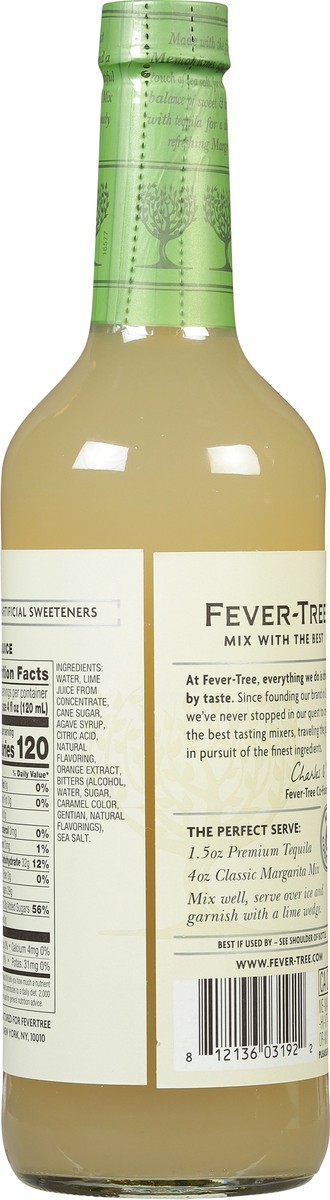 slide 4 of 9, Fever-Tree Classic Margarita Mix 25.36 fl oz, 750 ml