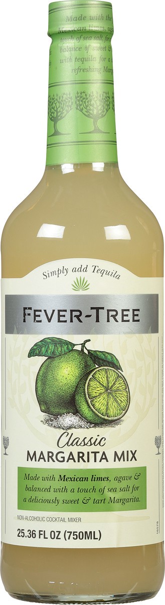 slide 6 of 9, Fever-Tree Classic Margarita Mix 25.36 fl oz, 750 ml