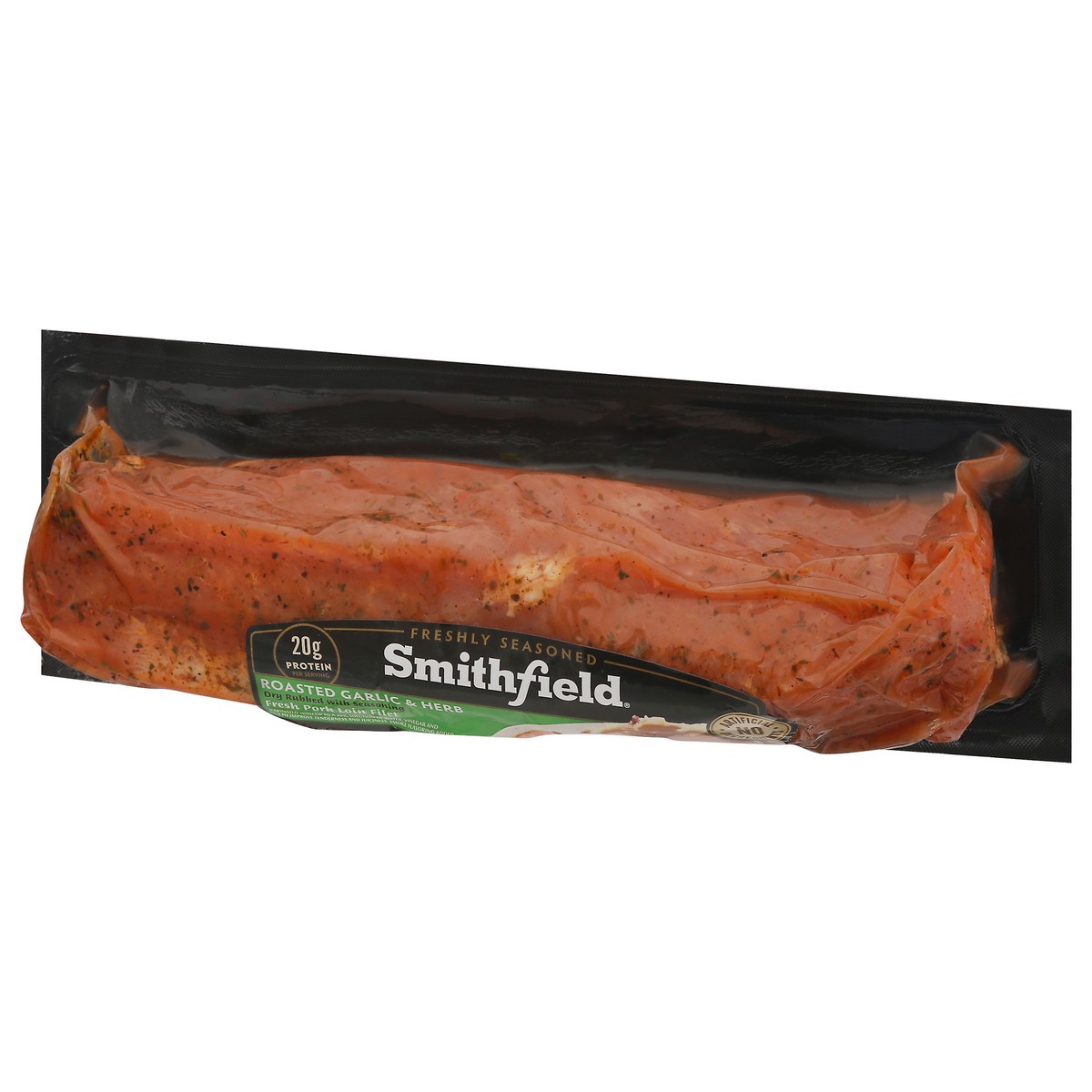 slide 7 of 11, Smithfield Roasted Garlic & Herb Fresh Pork Loin Filet 23 oz, 23 oz