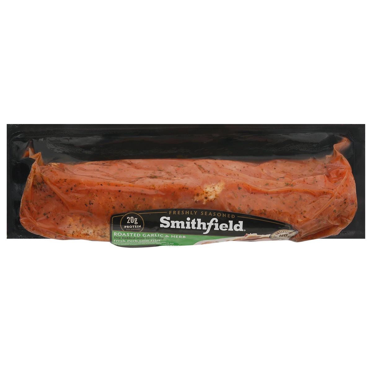 slide 3 of 11, Smithfield Roasted Garlic & Herb Fresh Pork Loin Filet 23 oz, 23 oz