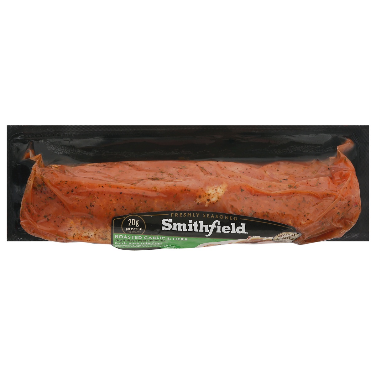 slide 1 of 1, Smithfield Garlic & Herb Pork Loin Filet, 27.2 oz