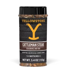 YELLOWSTONE Cattleman Steak Seasoning and Rub, 5.4 oz