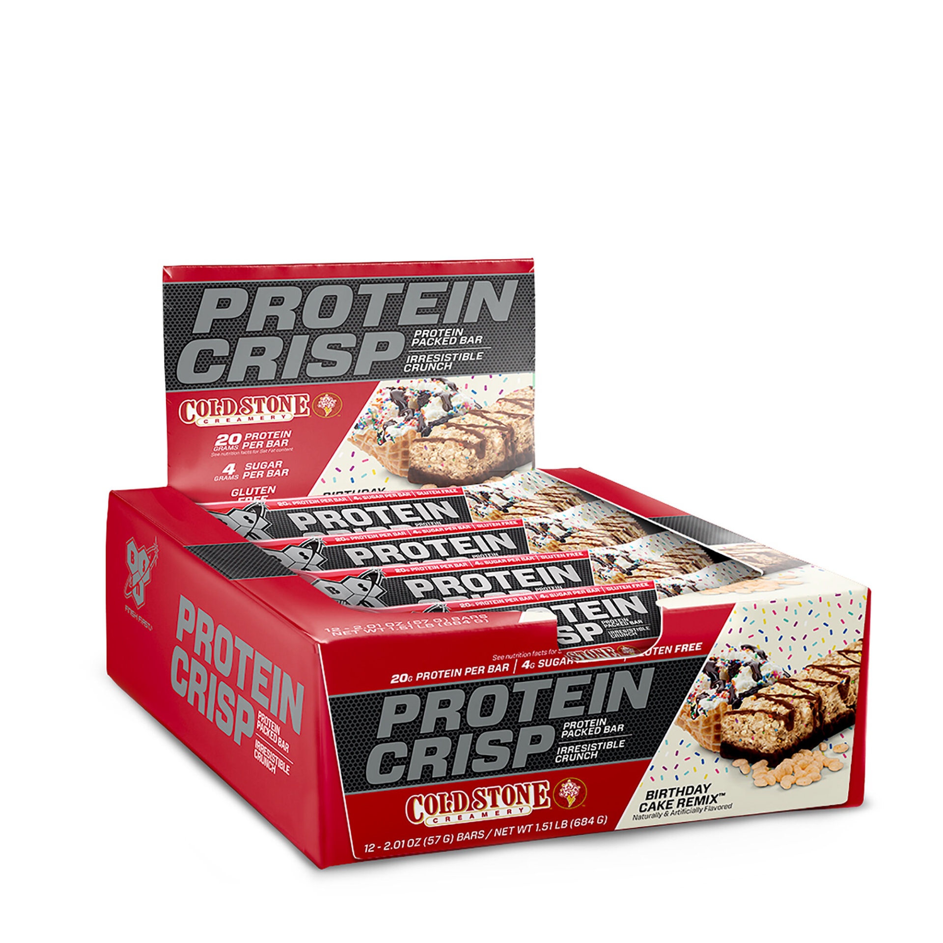 slide 1 of 1, BSN Protein Crisp - Birthday Cake Remix, 12 ct