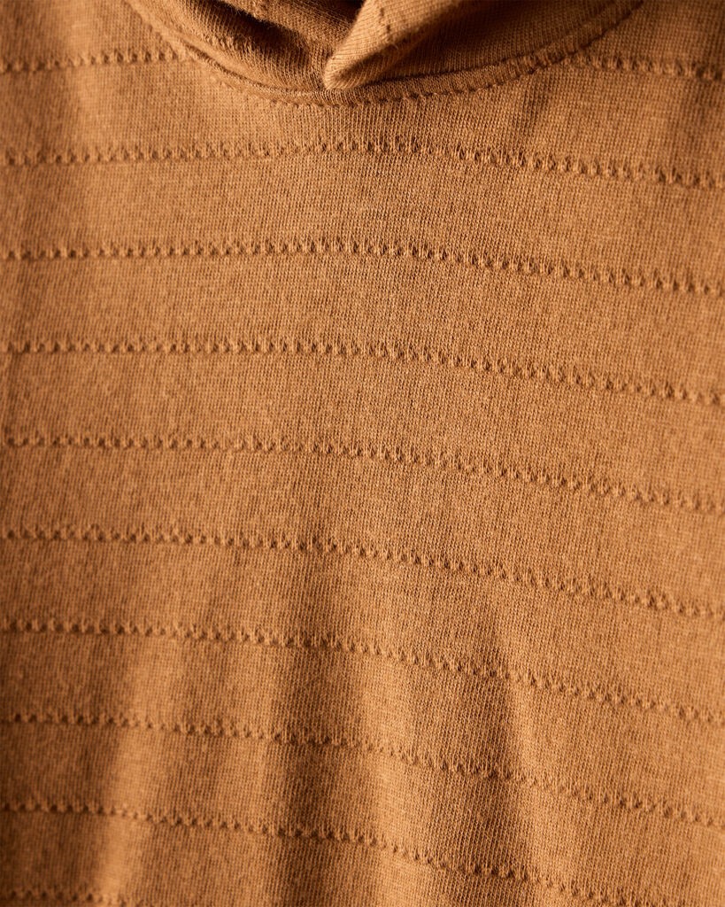 slide 2 of 3, Baby Boy Cotton Long-Sleeve Hooded Top - Brown Brown 9M, 1 ct
