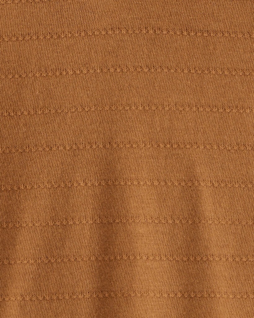 slide 3 of 3, Baby Boy Cotton Long-Sleeve Hooded Top - Brown Brown 9M, 1 ct