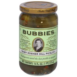 Bubbies Baby Kosher Dill Pickles 16 fl oz
