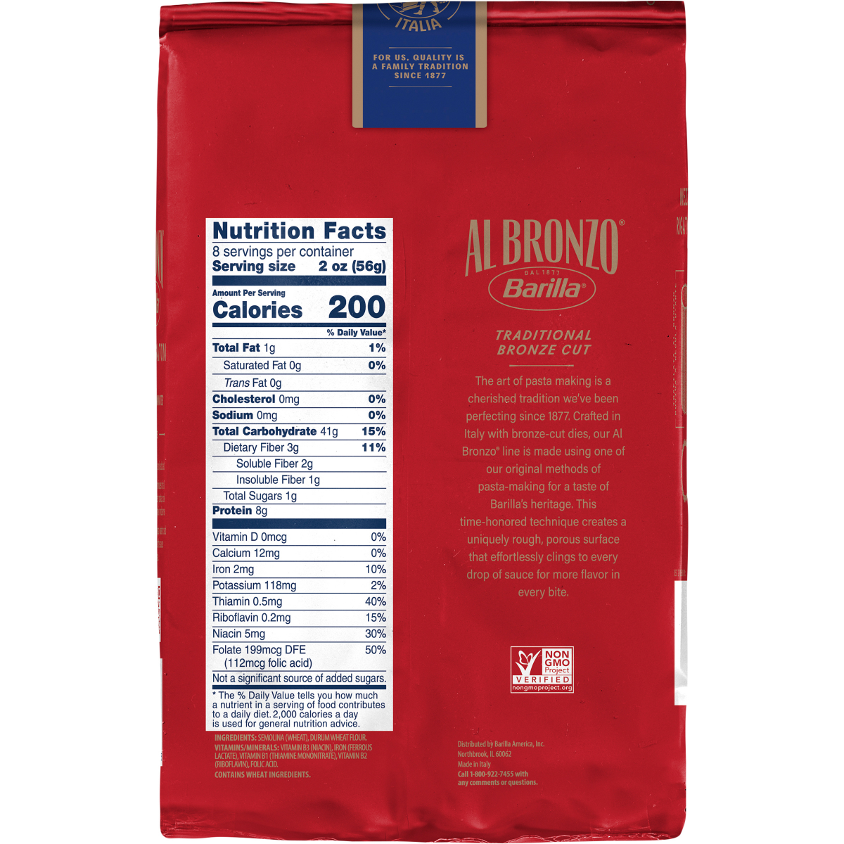 slide 2 of 2, Barilla Al Brnzo Rgtni, 16 oz
