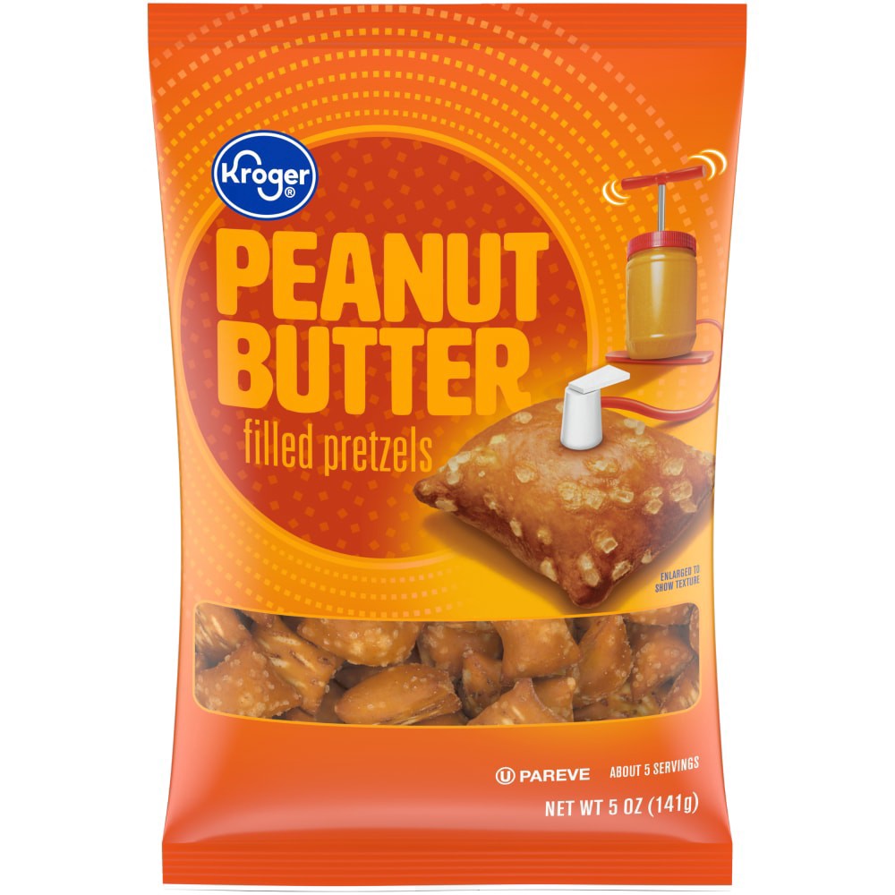 slide 3 of 4, Kroger Peanut Butter Filled Pretzels - 5 oz, 5 oz
