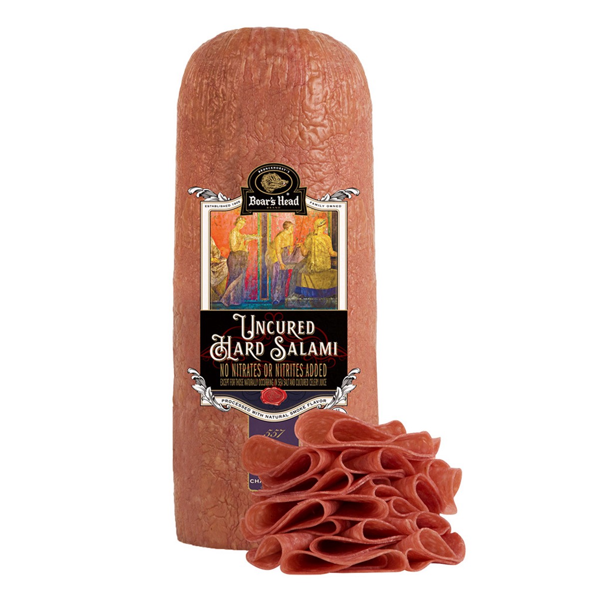 slide 1 of 1, Boar's Head Hard Salami, per lb