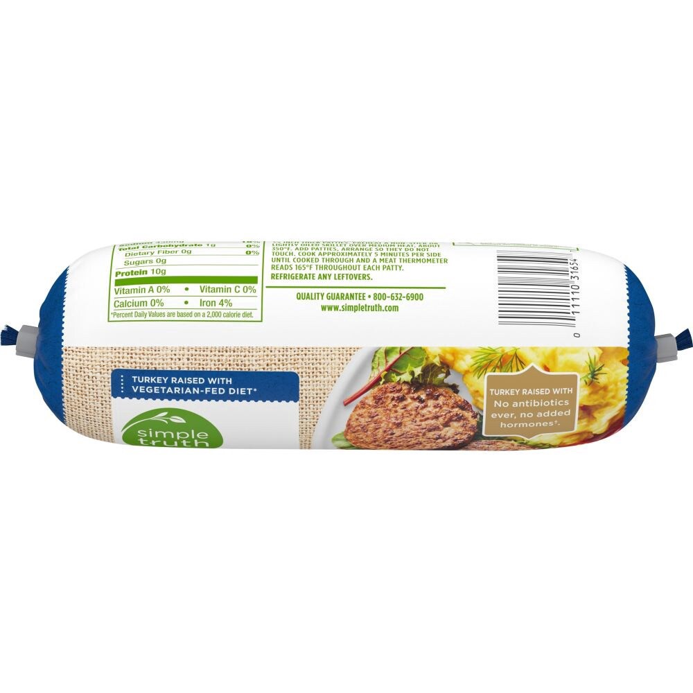 slide 3 of 6, Simple Truth Traditional Turkey Sausage, 14 oz