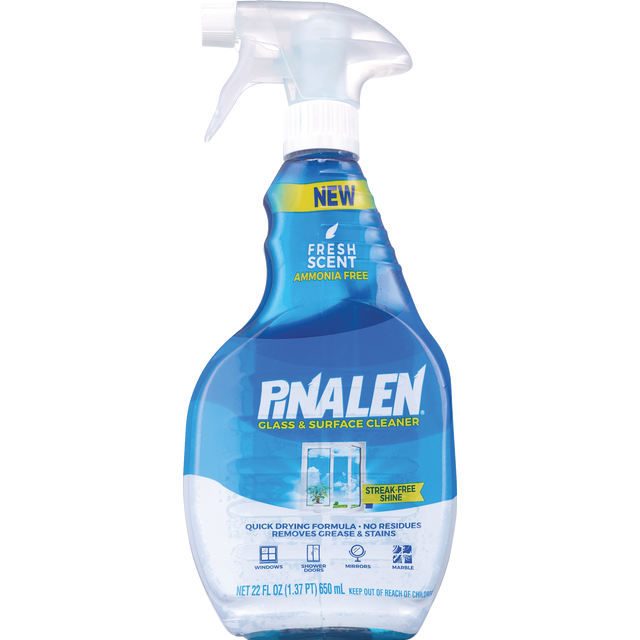 slide 1 of 1, Pinalen Glass&Surface Cleaner Fresh Scent (Trigger Bottle), 22 fl oz