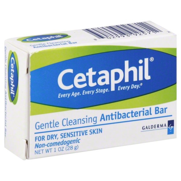 slide 1 of 1, Cetaphil Antibacterial Bar 1 oz, 1 oz