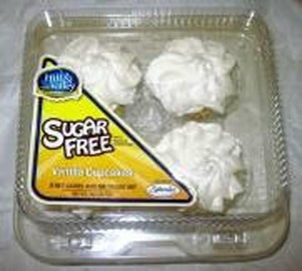 slide 1 of 1, Hill & Valley Vanilla Sugarfree Cupcake, 8 ct