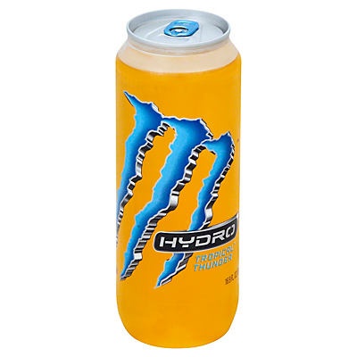 slide 1 of 1, Monster Energy Hydro Tropical Thunder, 16.9 fl oz