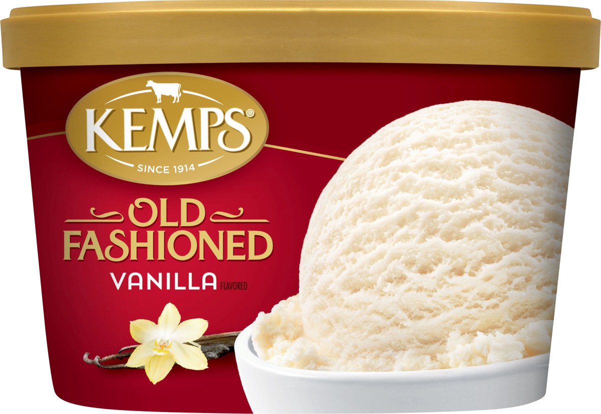 slide 7 of 9, Kemps Old Fashioned Vanilla Bean Ice Cream, 48 fl oz