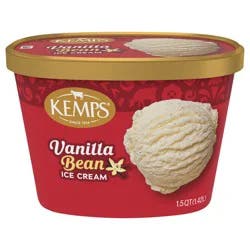 Kemps Vanilla Bean Ice Cream 1.5 Quart