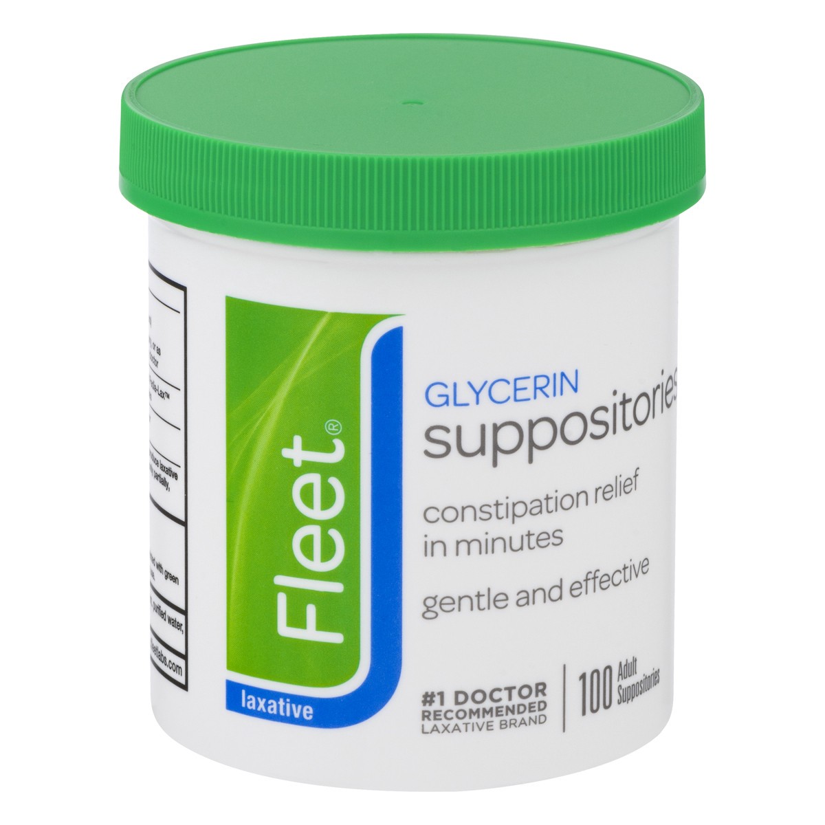 slide 2 of 9, Fleet Adult Laxative Glycerin Suppositories 100.0 ea, 100 ct