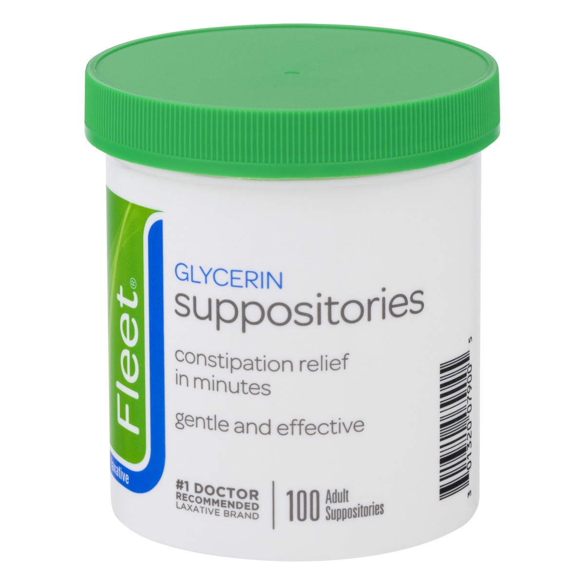 slide 9 of 9, Fleet Adult Laxative Glycerin Suppositories 100.0 ea, 100 ct