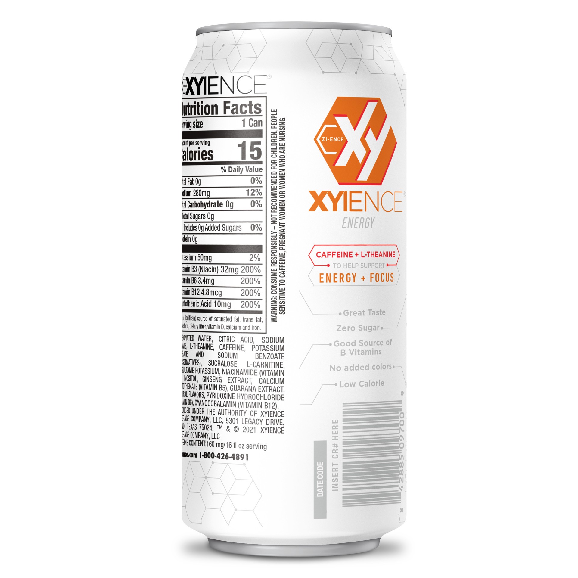 slide 4 of 5, XYIENCE Tangerine Energy Drink, 16 fl oz can, 16 fl oz
