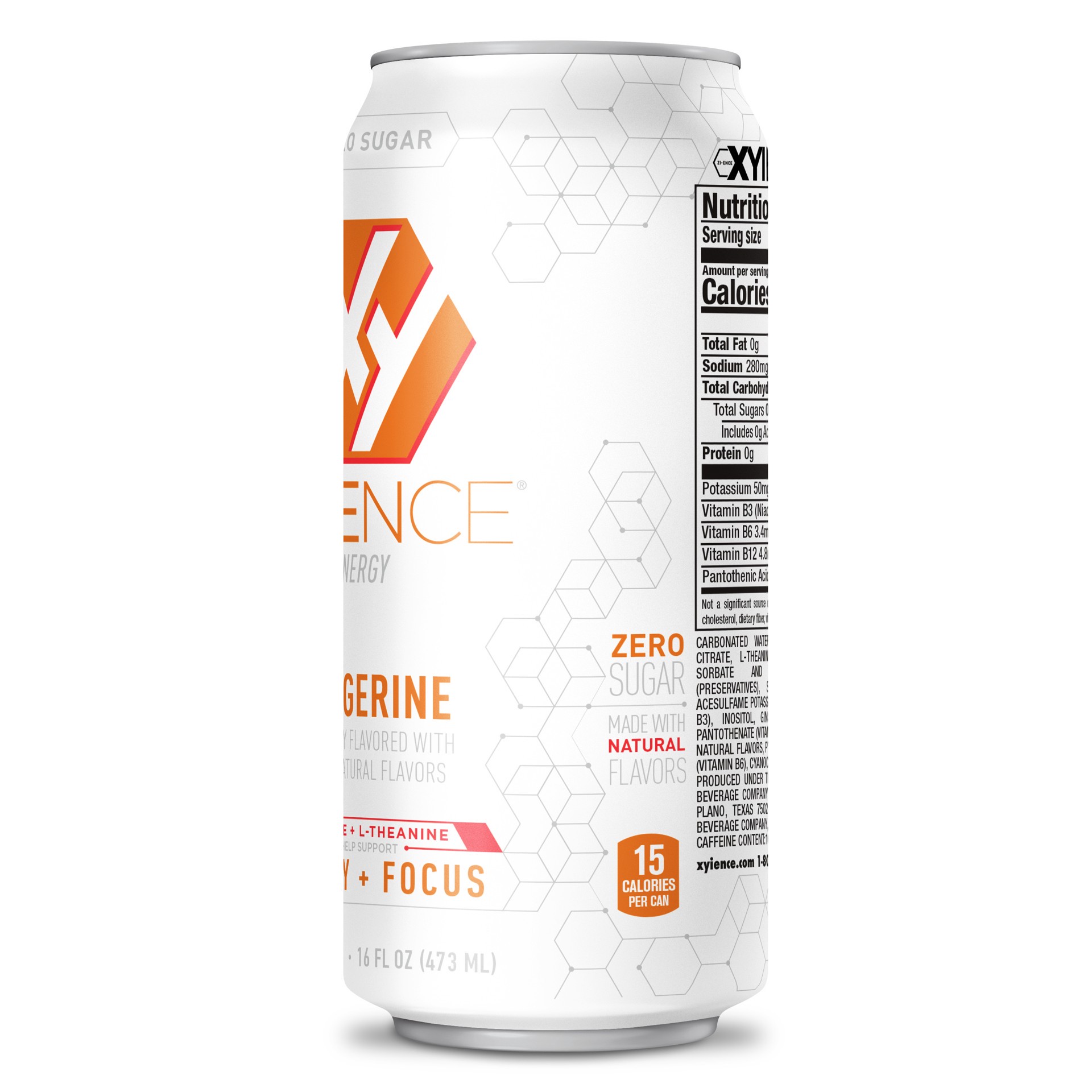 slide 2 of 5, XYIENCE Tangerine Energy Drink, 16 fl oz can, 16 fl oz